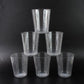 Apex Pyramid Design Unbreakable Plastic Glass – 300 ML