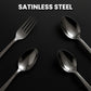 Stainless Steel Cutlery Set with Elegant Storage Stand (24 Pc)