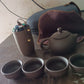 Portable Kung Fu Tea set with a portable travel bag (set of 6pcs)