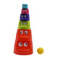 Monster Cups - Activity Toy for Babies 5+ Months Plastic Multicolor Infant & Preschool Toys Develops Motor & Reasoning Skills Birthday Gifts for Boys Girls Age 5+ Months Kids (1 Set)