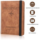 Passport Holder Cover PU Leather Travel Wallet case (1 Pc / 15×11 Cm)