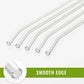 Reusable Glass Straws Clear Glass Drinking Straw 5Pc