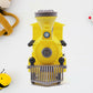 Pull and Go Train with Light Plastic String Pull Back Train (1 Pc / Mix Color)