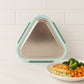 Ganesh Trinity 2-Piece Stainless Steel Triangle Lunch Box Set
