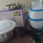 Electric Lunch Box, 3 In 1 Food Heater / Cooker / Steamer with Stainless Steel Bowls (1 Set)
