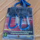 Carabiner Bungee Cords with Hook Tie Downs Luggage Strap Carrying Bag Secure (1 Pc / Mix Color)