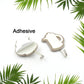 Multipurpose Wall Hooks: Strong & Self-Adhesive for Bathroom, Kitchen, Office ( Mix Design )