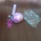 Cute Cartoon Keychain with Fluffy Pom (1 Pc)