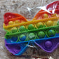 Fidget Toy Push  Bubble Fidget Sensory Toy for Kids and Adults Fidget per Stress Reliever Sensory Fidget pers (Butterfly & Car Shape / 1 Pc)
