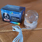 Mela Crystal Ball Night Light Glass Ball Night Lamp with Wood Base