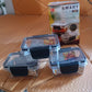 Kitchen Storage Container with Air Seal Lock Lid (3 Piece Set / 250 ML)