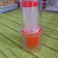 2 in 1 Portable Silicone Oil Bottle Brush with Lid (1 Set)