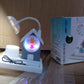 Cute Lovely Cartoon & Home Design With Plastic Base LED Desk Light, Multi Color Changes (1 Pc)
