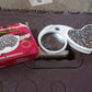 Double-Magnification Led Magnifiers Light Folding Keychain magnifier(1 Pc / Mix Color)