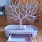 Plastic Jeweller Organizer Earring Holder and Necklace Rack With Drawer (1 Pc)